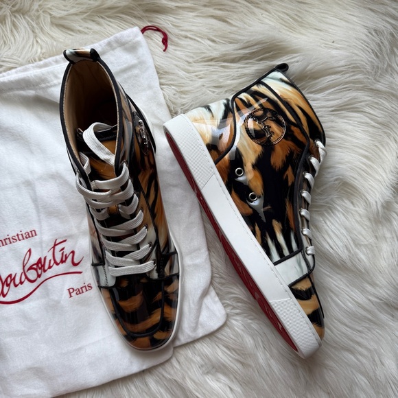 NWT • Christian Louboutin Rantus Orlato Bengal Hightop Sneaker